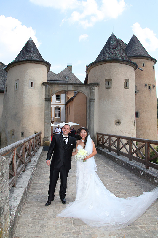 Photo Mariage David Gouvenel Château Luxembourg